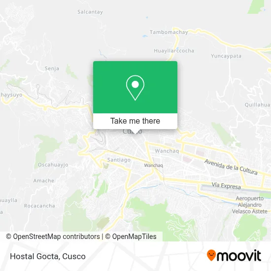 Hostal Gocta map