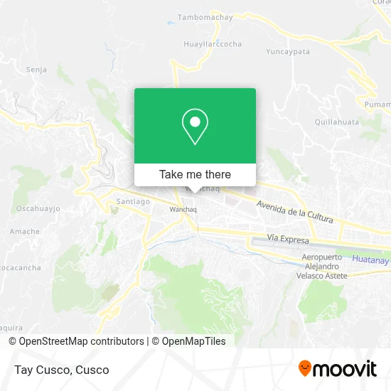 Tay Cusco map