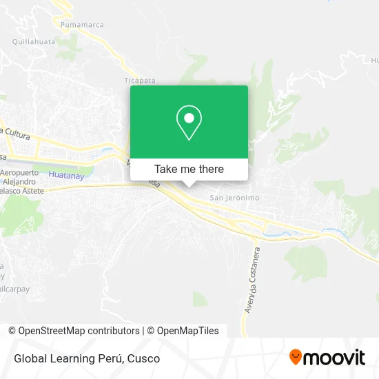 Global Learning Perú map