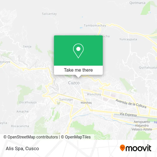 Alis Spa map