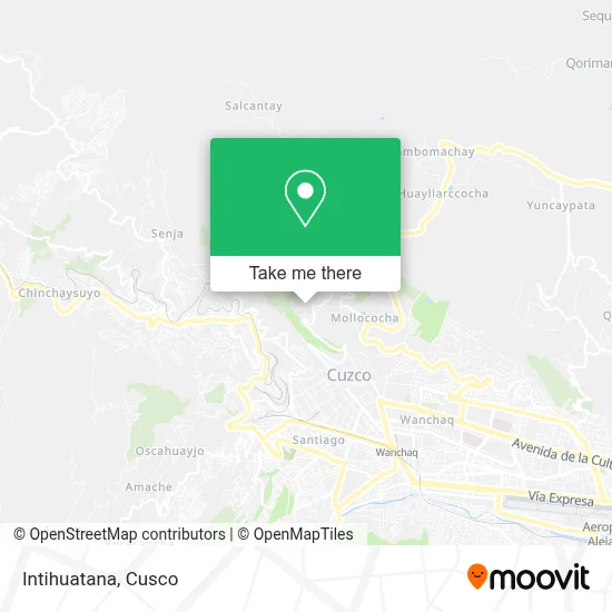 Intihuatana map