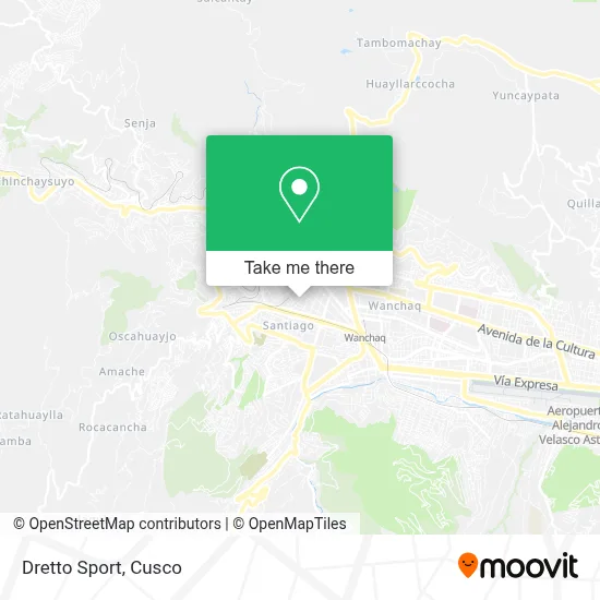 Dretto Sport map