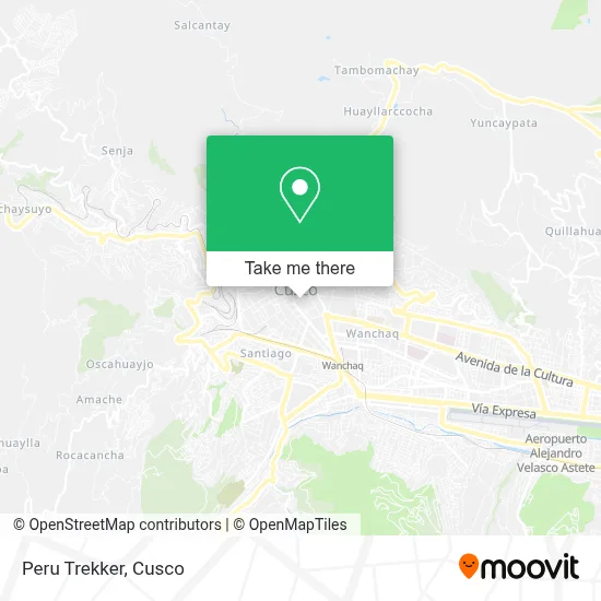 Peru Trekker map
