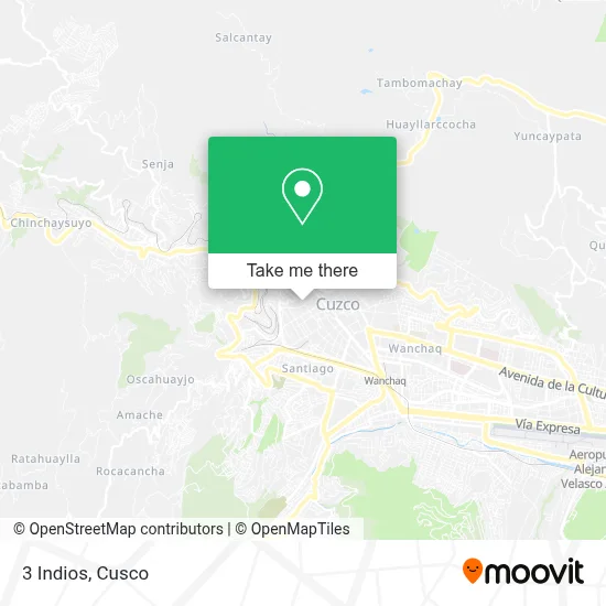 3 Indios map