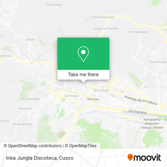 Inka Jungla Discoteca map