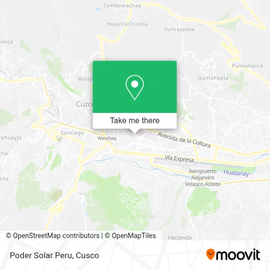 Poder Solar Peru map