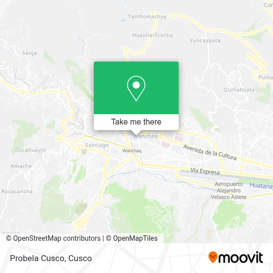 Probela Cusco map