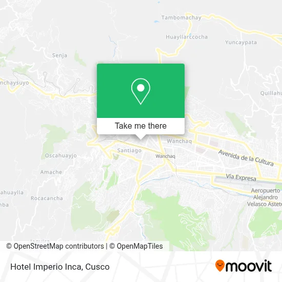 Hotel Imperio Inca map