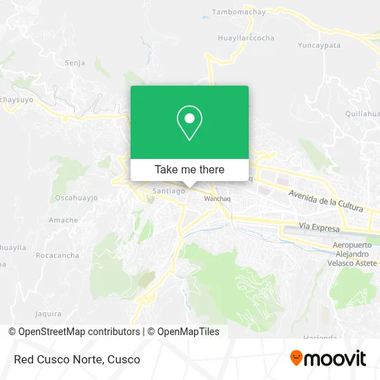 Red Cusco Norte map