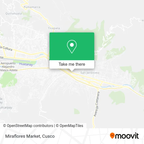 Miraflores Market map