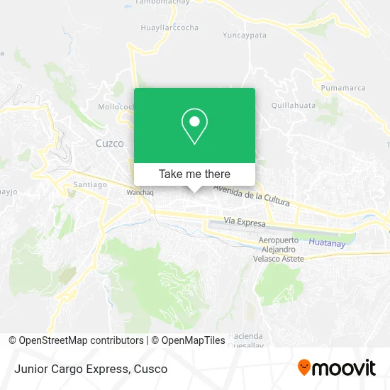 Junior Cargo Express map