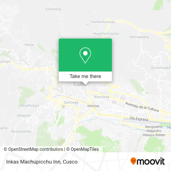Inkas Machupicchu Inn map