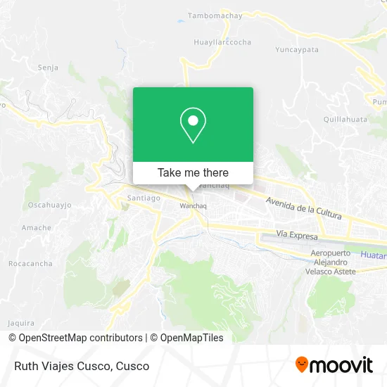 Mapa de Ruth Viajes Cusco