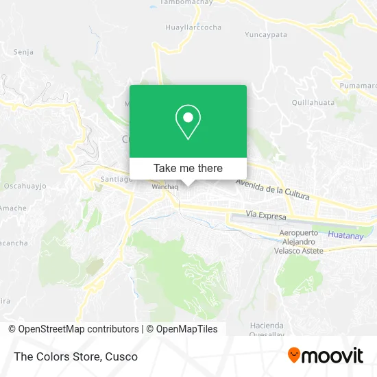 The Colors Store map