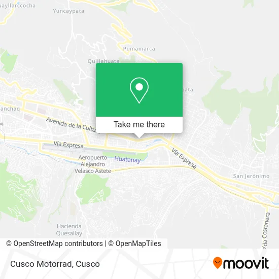 Cusco Motorrad map