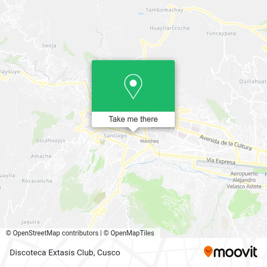 Discoteca Extasis Club map