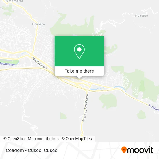 Ceadem - Cusco map