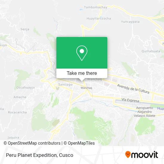 Peru Planet Expedition map