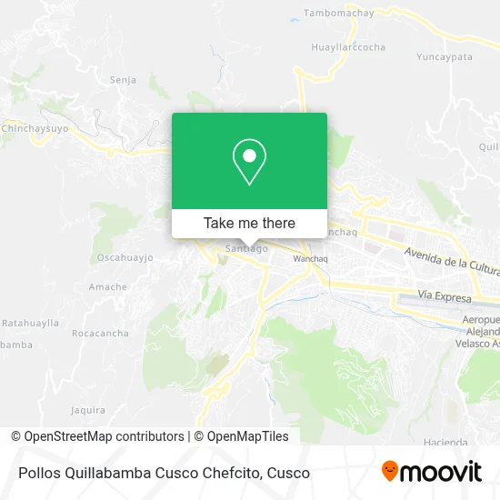 Pollos Quillabamba Cusco Chefcito map