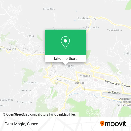 Peru Magic map