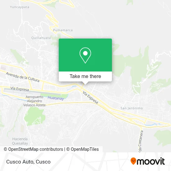 Cusco Auto map
