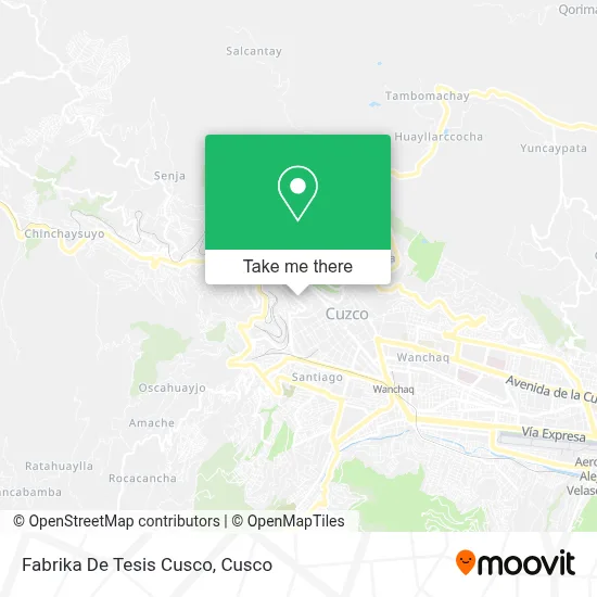 Fabrika De Tesis Cusco map