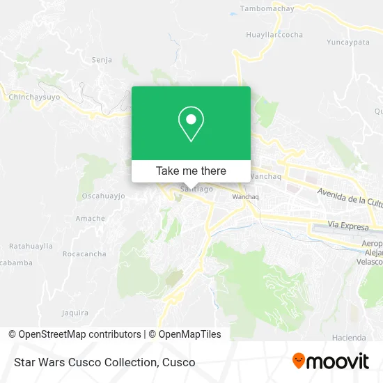 Star Wars Cusco Collection map