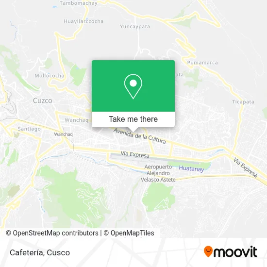 Cafetería map