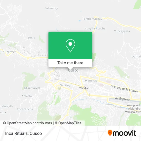 Inca Rituals map
