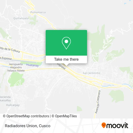 Radiadores Union map