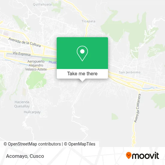 Acomayo map