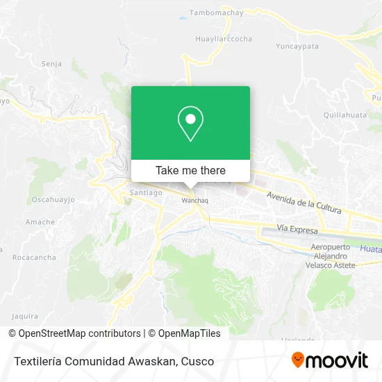 Textilería Comunidad Awaskan map