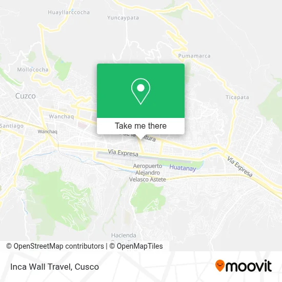 Inca Wall Travel map