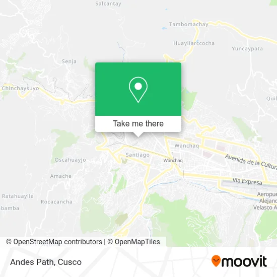 Andes Path map