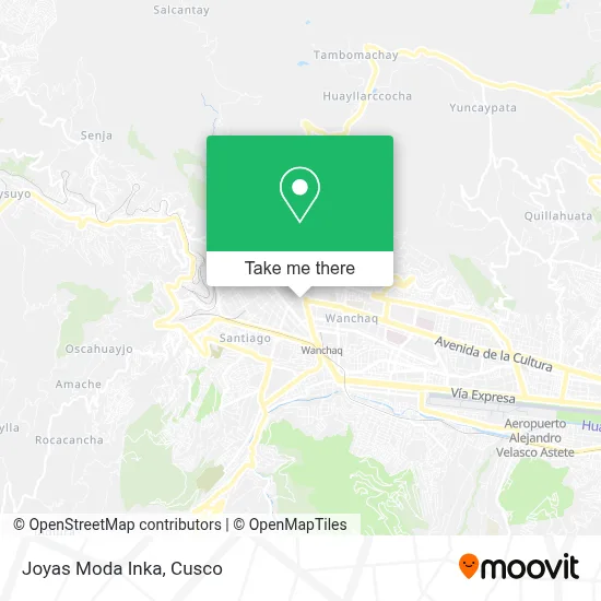 Joyas Moda Inka map