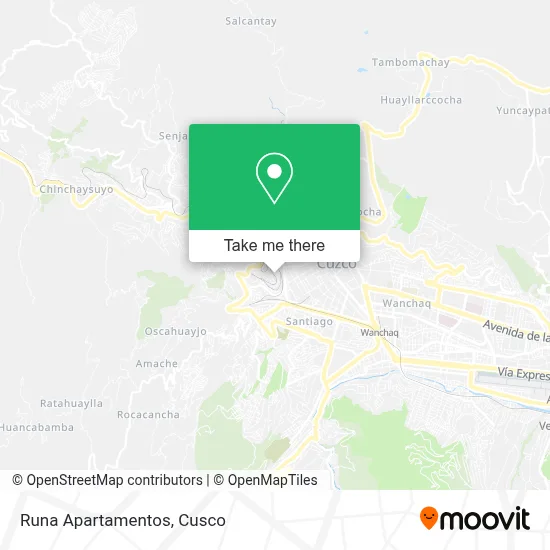 Runa Apartamentos map