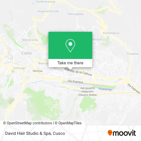 David Hair Studio & Spa map