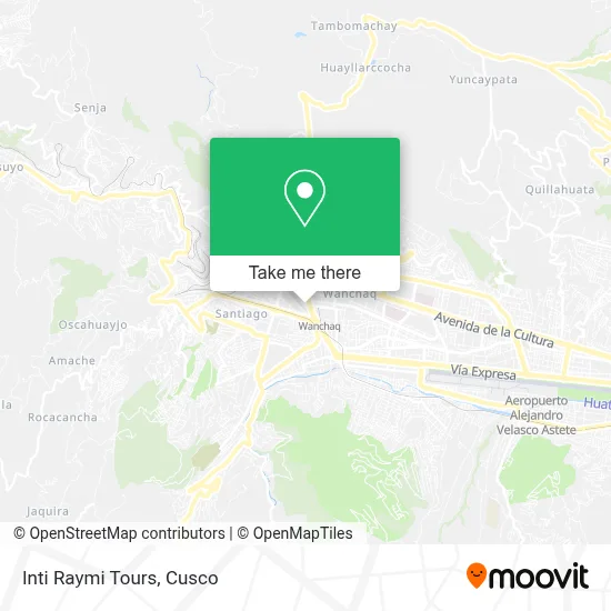 Inti Raymi Tours map