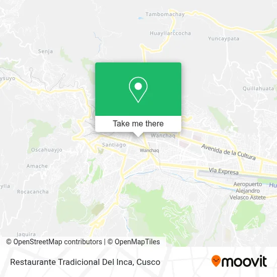 Restaurante Tradicional Del Inca map