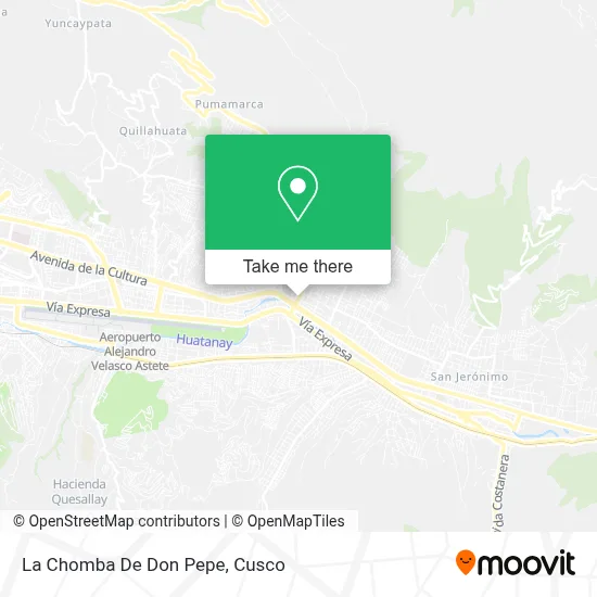 La Chomba De Don Pepe map