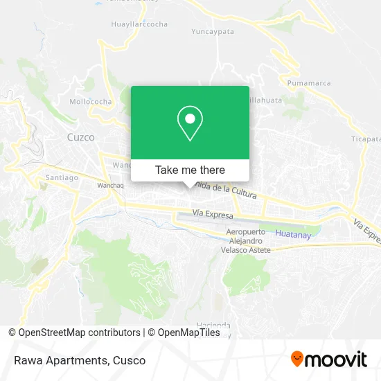 Rawa Apartments map