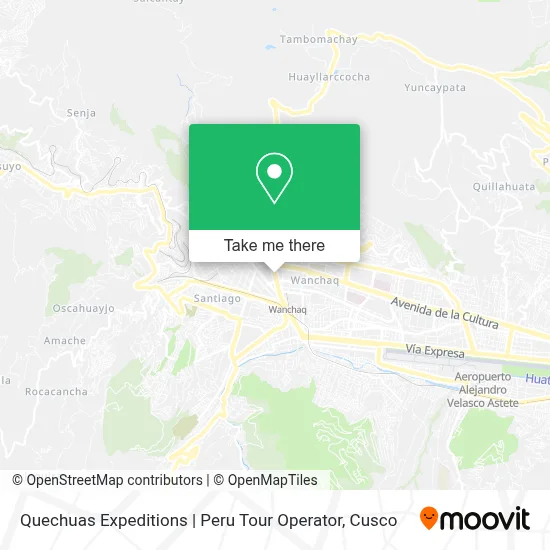 Quechuas Expeditions | Peru Tour Operator map