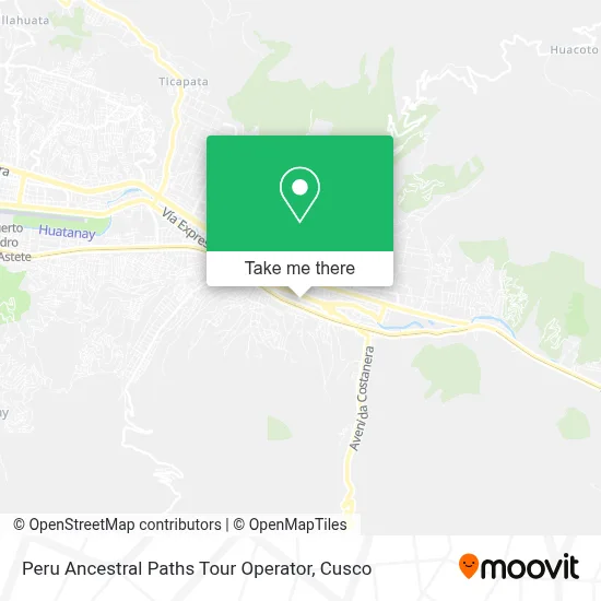 Peru Ancestral Paths Tour Operator map