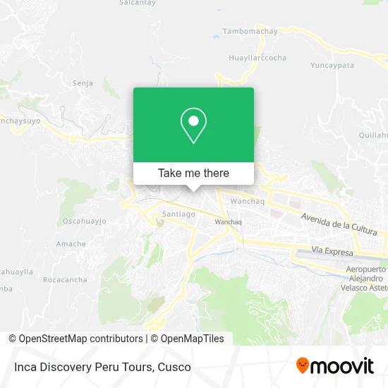 Inca Discovery Peru Tours map