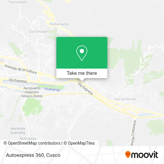 Autoexpress 360 map
