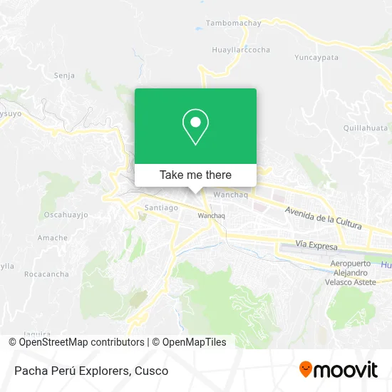 Pacha Perú Explorers map