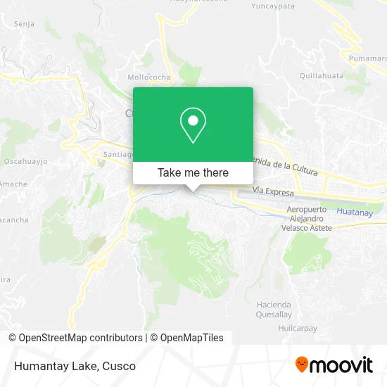 Humantay Lake map