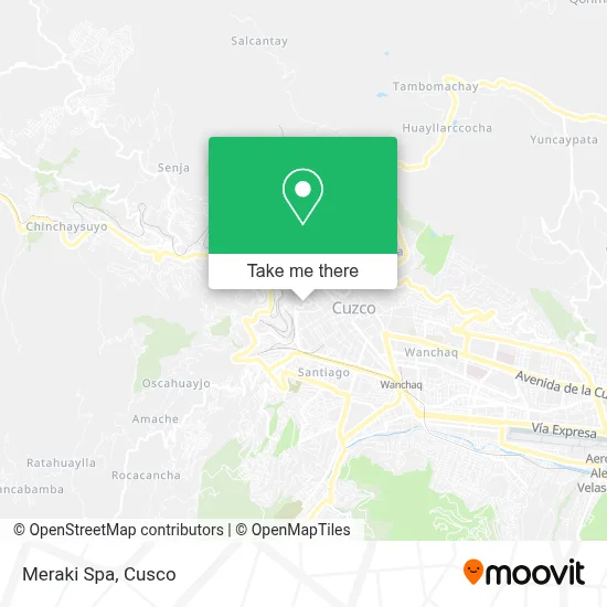 Meraki Spa map