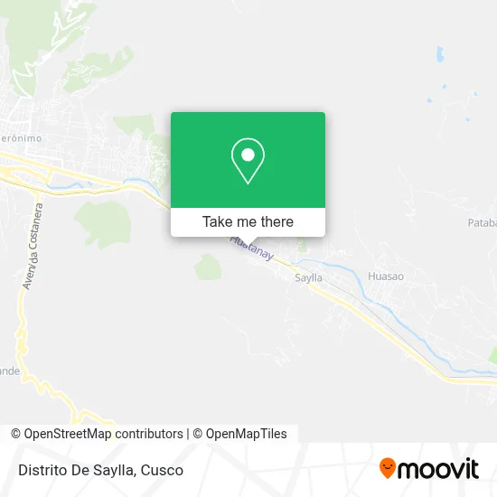 Distrito De Saylla map