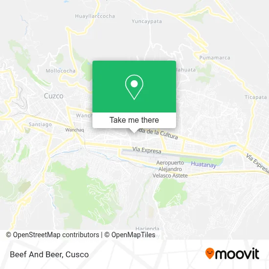 Beef And Beer map